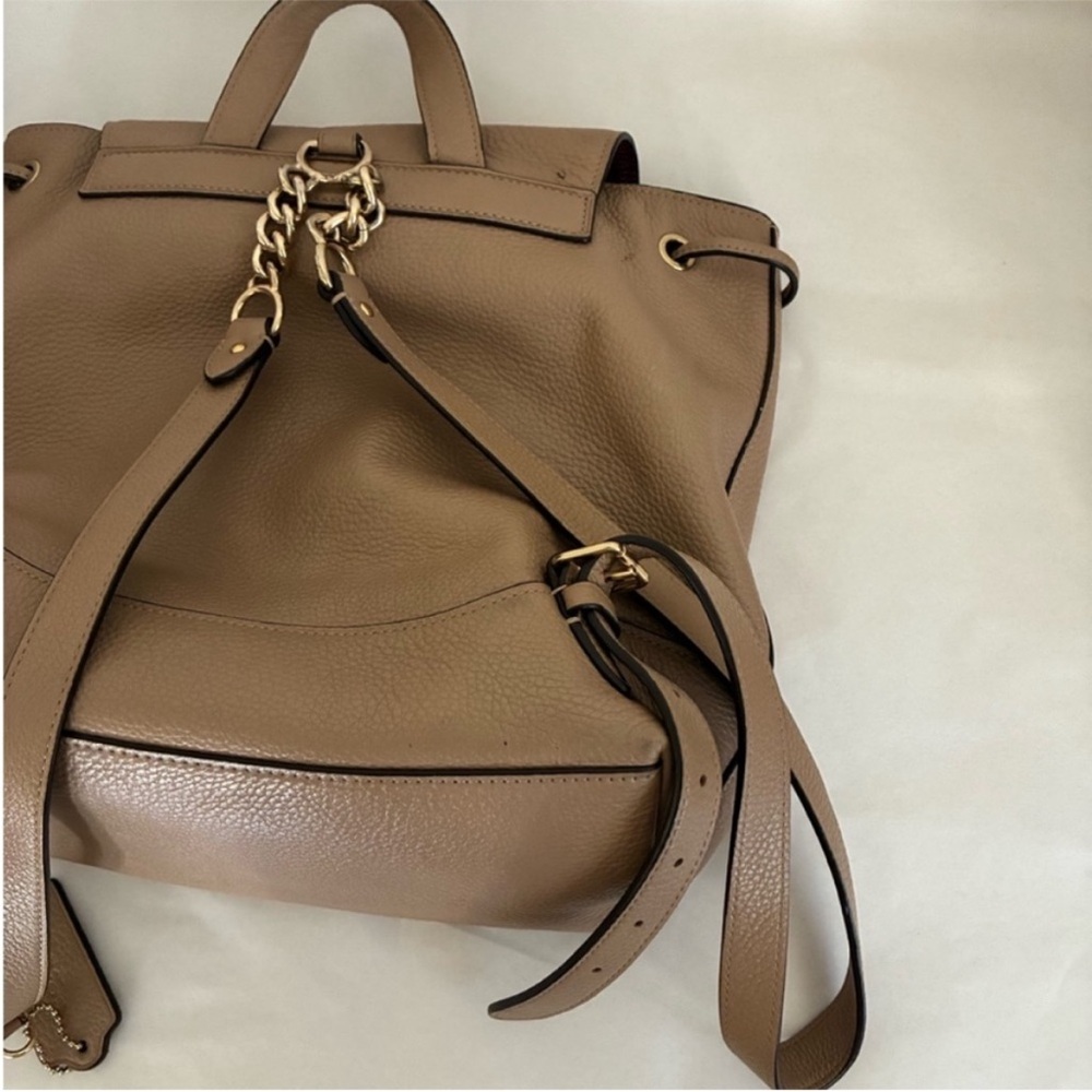 Coach Elle pebbled leather backpack - Picture 4 of 12